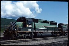 Original Rail Slide - BCOL British Columbia Railway 756 Chetwynd BC 7-26-1986 picture