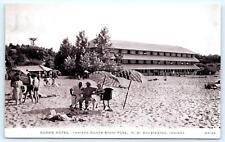 CHESTERTON, IN Indiana Roadside DUNES HOTEL c1940s Porter County Childs Postcard picture
