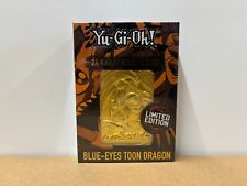 Yu-Gi-Oh Blue Eyes Toon Dragon - 24k Gold Plated Card - Limited Ed to 5,000 picture
