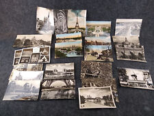 25 Vintage France Postcards Real Photo RPP Unposted Tinted Travel Souvenir Paris picture