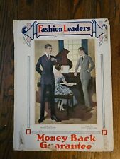 Print Ad 1920s Fashion Leaders Vintage Cardboard Ad  picture