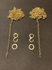 Cuckoo Clock -Chain SET OF 2 Fits Regula 25 35 70 -61 Links P-F New. ( One Day ) picture