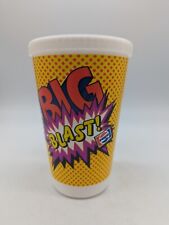 Vintage 1990s Burger King Big Blast Plastic Pepsi Cup With Spill Stopper Lid  picture