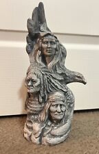 Vintage Native American Cheif Statue picture