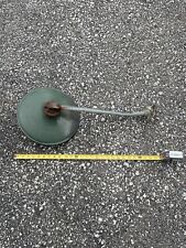 Green Porcelain Enamel Shade Gas Station Barn Light Industrial Patina W/Arm picture