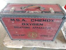 Antique MSA Chemox Oxygen Breathing Apparatus Mine Safety (no mask) picture