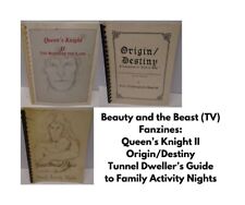 BATB Fanzine Beauty and the Beast (TV) Lot of 3 Zines 1990's Queen's Knight II picture