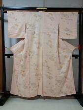 A Fine Pattern Butterfly Sleeve Pure Silk 63.5 Length 157.5 49.5 picture