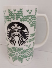 2016 Starbucks Tall Sweater Pattern Coffee Tea Mug Cup - 16 oz. picture