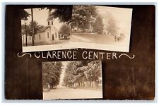 c1910's Multiview Of Clarence Center New York NY RPPC Photo Antique Postcard picture
