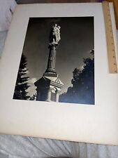 Vintage Photo: Barney Mausoleum in Forest Park Springfield MA Wadsworth Stone Ad picture