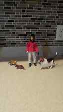 Breyer Tricolor English Foxhound (2001-2005) w/ Hunt Doll & Non Breyer Fox picture