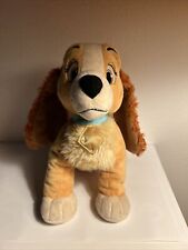 Disney Store LADY and the Tramp Cocker Spaniel Stuffed Soft Toy Dog Plush 12” picture