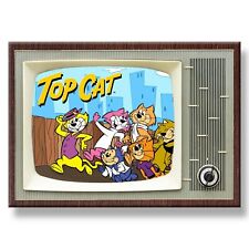 TOP CAT Classic TV 3.5 inches x 2.5 inches Steel Cased FRIDGE MAGNET picture