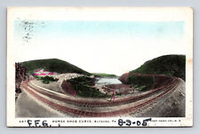 c1905 UDB Postcard Altoona PA Pennsylvania Horseshoe Curve NSRR Pittsburgh Line picture
