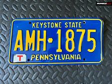 VINTAGE 2000s Pennsylvania Keystone State License Plate Blue Yellow Official Use picture