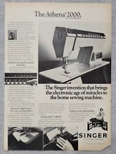 1976 Magazine Advertisement Page Singer Athena 2000 Sewing Machine Print Ad picture