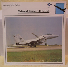 Collectible Fighter Plane Fact Cards, Edito-Service SA, 1988-90 (3 card set) picture