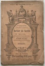 RARE New Orleans French Opera House Brochure -1890  picture