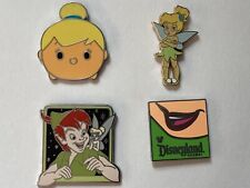 Walt Disney Pin Lot Of 4 Tinker Bell Peter Pan  picture