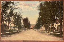 Court Street, Looking West, Plattsburgh, NY Postcard 1912 picture