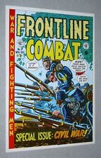 Rare original EC Comics Frontline Combat 9 Civil War comic book cover art poster picture