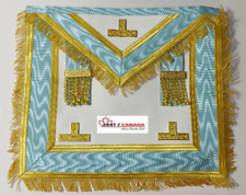 CENTENNIAL CANADIAN PAST MASTER WORSHIPFUL APRON WITH GOLDEN FRINGE picture