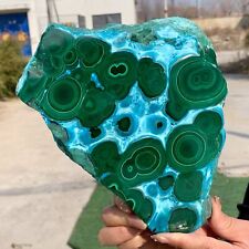 5.74LB Natural Chrysocolla/Malachite transparent cluster rough mineral sample picture