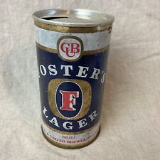 Foster's Lager Large Seam  25 oz. Empty Collectible Pull Tab Beer Can 1970’s picture
