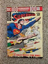SUPERMAN #252  100 PAGE GIANT  (1972 DC Comics) NEAL ADAMS FLYING HEROES COVER picture