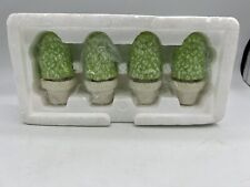Dept 56 Snowbunnies Springtime Stories Shrubs-In-A-Tub Singles Boxed #26123 picture