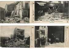 ZEPPELIN BOMBING MILITARY FRANCE PARIS WWI 11 Vintage Postcard L3709) picture