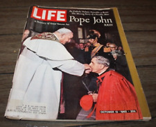 Vtg Life Magazine OCTOBER 12, 1962 Pope John XXIII GREAT ADS picture