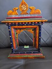 Rare Traditional Tibetan, Wooden Ritual Temple, Painted picture