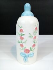 NAPCO Hanging Baby Bottle Nursery Planter Ceramic Hand Painted picture
