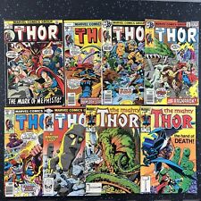 Thor 8-Comic Lot #205 261 277 278 286 318 341 343 (Mephisto Cover) picture