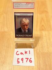 Holographic President Donald Trump Mugshot Mint Condition Trading Card MAGA  picture