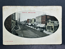 Postcard Medford WI Front Street  Wisconsin 1908 Postmark picture