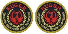 Ruger Firearms Embroidered PATCH  |2PC HOOK BACKING 3