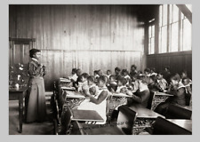 1900 African American School PHOTO Black Children Teacher Segregation One Room picture