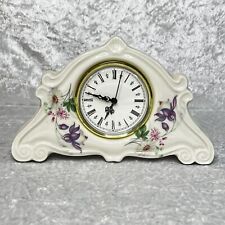CRE Irish Porcelain  Mantle / Table / Desk Clock New Battery Included picture