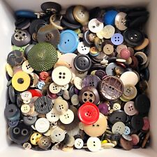 Mixed Lot of 4+LBS Vintage/Modern Colorful Buttons Perfect for Crafting picture