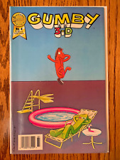 Gumby 3-D #4 VF+ Blackthorne 1987 Art Clokey | Combined Shipping Available picture