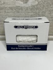 Jules Destrooper Ceramic Biscuit Holder for Butter Waffles - w/ Original Box picture
