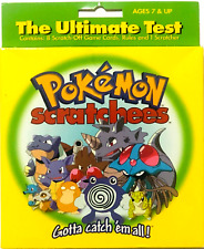 VINTAGE DECIPHER POKEMON SCRATCHEES THE ULTIMATE TEST NEW SEALED BOX RARE picture
