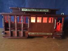 Vintage Handmade  Powell & Mason STS Wooden Trolley Lamp, San Francisco picture