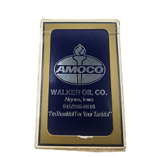 VTG Amoco Oil Advertising Playing cards Full Deck, Walker Oil Co. Algona, Iowa picture