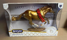 Breyer Horse Gold Secretariat 50th Anniversary Triple Crown Winner * SHIPS FREE picture