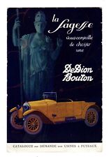POSTCARD FRENCH AUTOMOBILE DE DION-BOUTON LA SAGESSE 1925 (SB)  picture