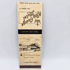 Vintage Matchbook King George Motel Lake George New York  picture